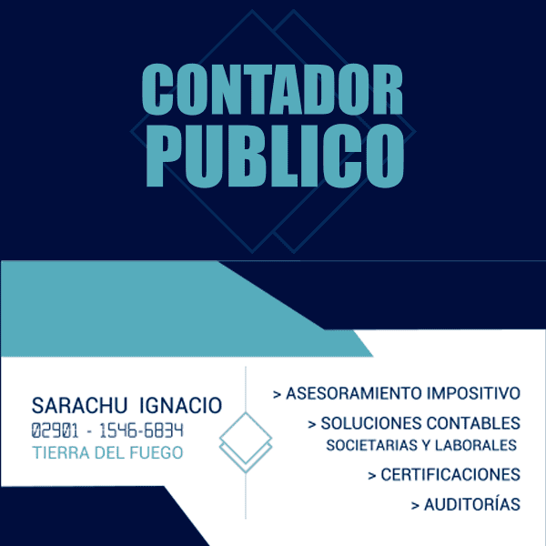CONTADOR PÚBLICO SARACHU IGNACIO - Impositivo y Contable- Foto Principal - Ushuaia City CONTADOR PÚBLICO SARACHU IGNACIO - Impositivo y Contable- Foto Principal - Ushuaia City