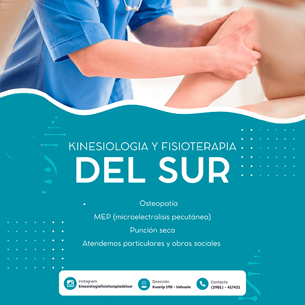 KINESIOLOGÍA Y FISIOTERAPIA DEL SUR - Kinesiología y Fisioterapia- Foto Principal - Ushuaia City KINESIOLOGÍA Y FISIOTERAPIA DEL SUR - Kinesiología y Fisioterapia- Foto Principal - Ushuaia City